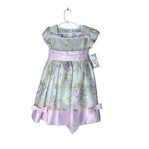 Sugar Plum Light Purple Flower Print Dress NWT Size 4T‎